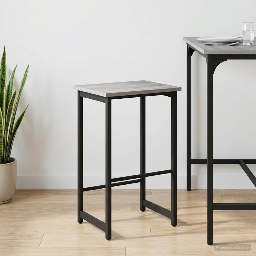 Barkruk Grijs Sonoma 40 x 32 x 64 cm Bewerkt hout