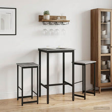 Barkruk 2 st Grijs Sonoma 40 x 32 x 64 cm Bewerkt hout
