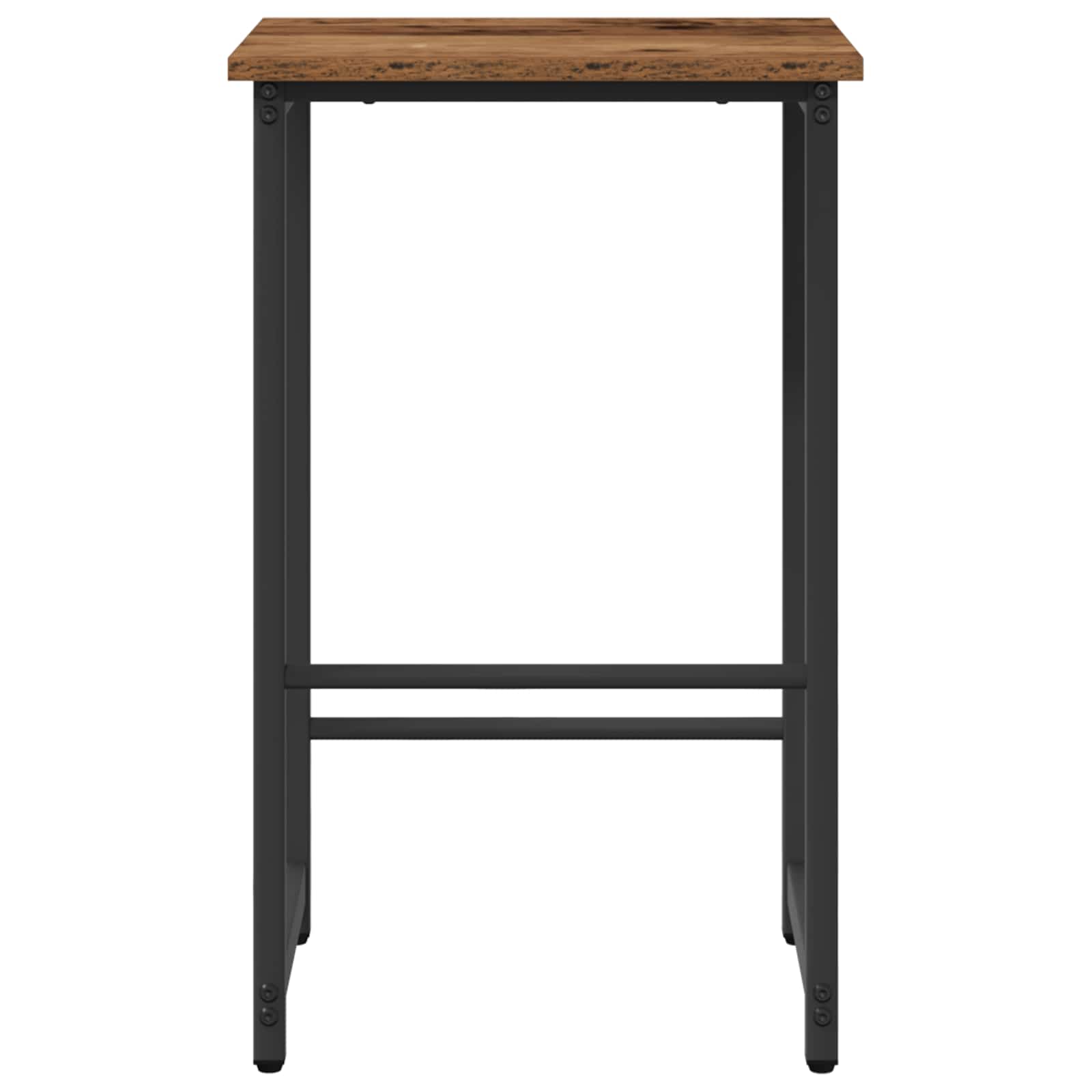 Barkruk Oud hout 40 x 32 x 64 cm Bewerkt hout