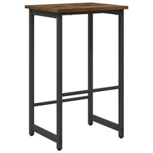 Barkruk Gerookt eiken 40 x 32 x 74 cm Bewerkt hout