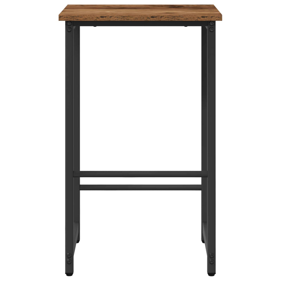 Barkruk Oud hout 40 x 32 x 74 cm Bewerkt hout