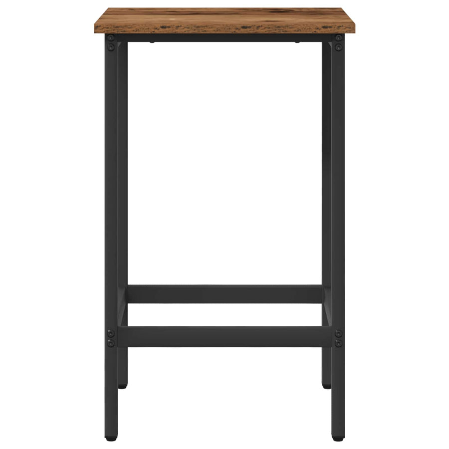 Barkruk 2 st Oud hout 40 x 32 x 74 cm Bewerkt hout