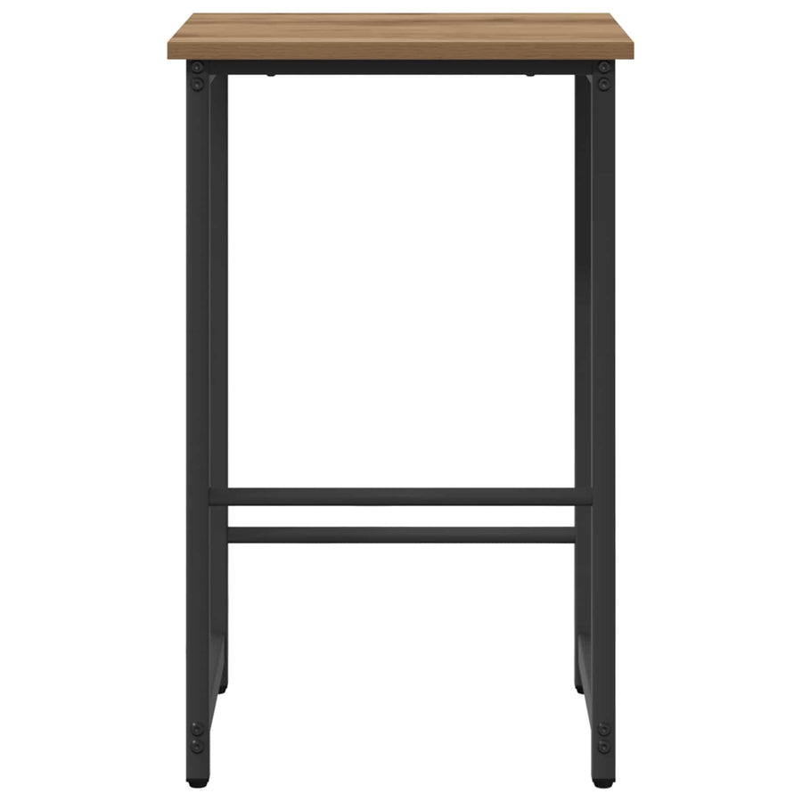 Barkruk Artisanaal eiken 40 x 32 x 74 cm Bewerkt hout