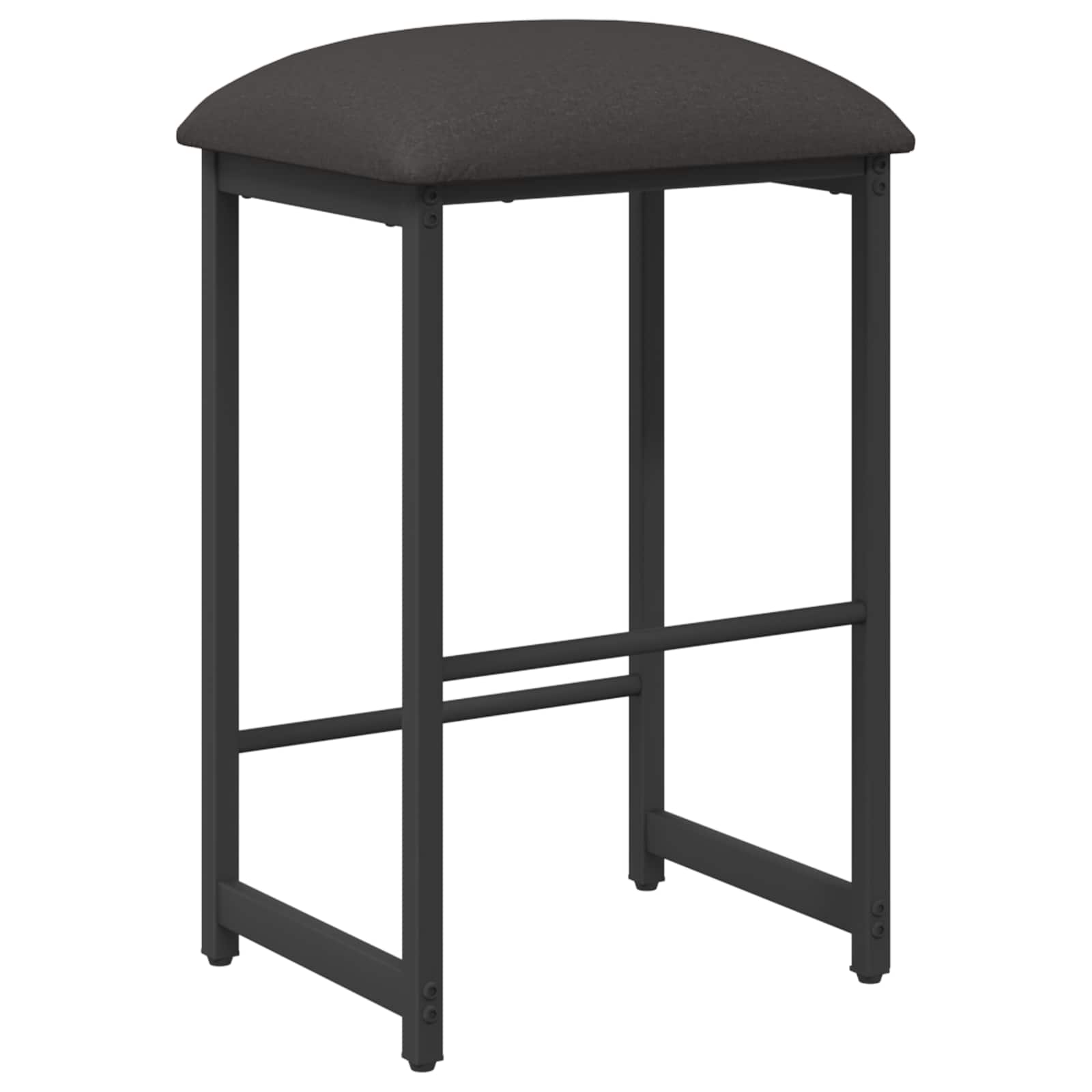 Barkruk Donkergrijs 40 x 32 x 64 cm Bewerkt hout