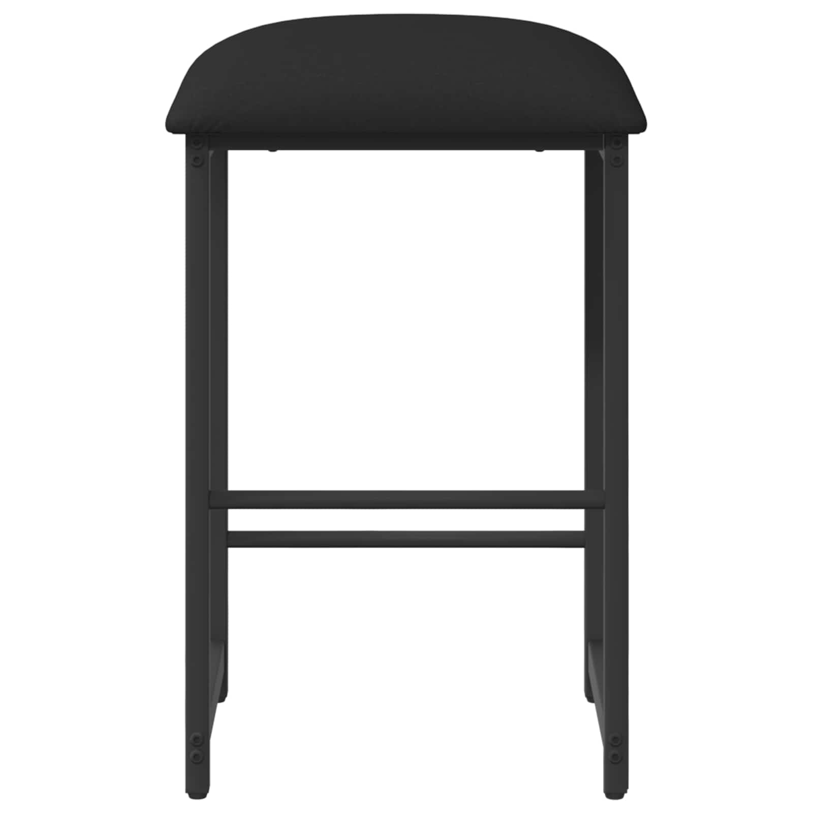 Barkruk Zwart 40 x 32 x 64 cm Bewerkt hout