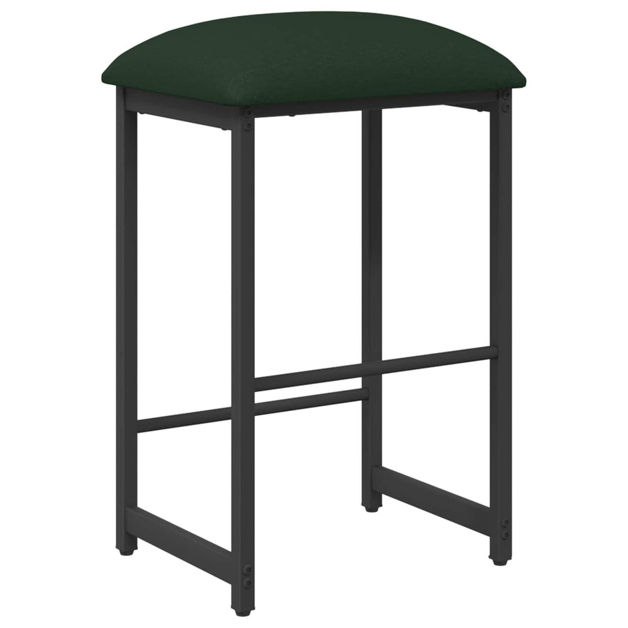 Barkruk Donkergroen 40 x 32 x 64 cm Bewerkt hout