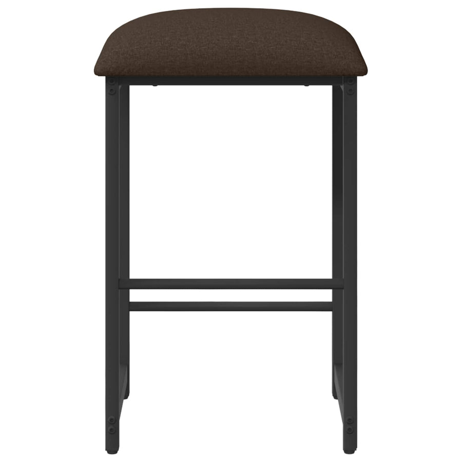 Barkruk Taupe 40 x 32 x 64 cm Bewerkt hout