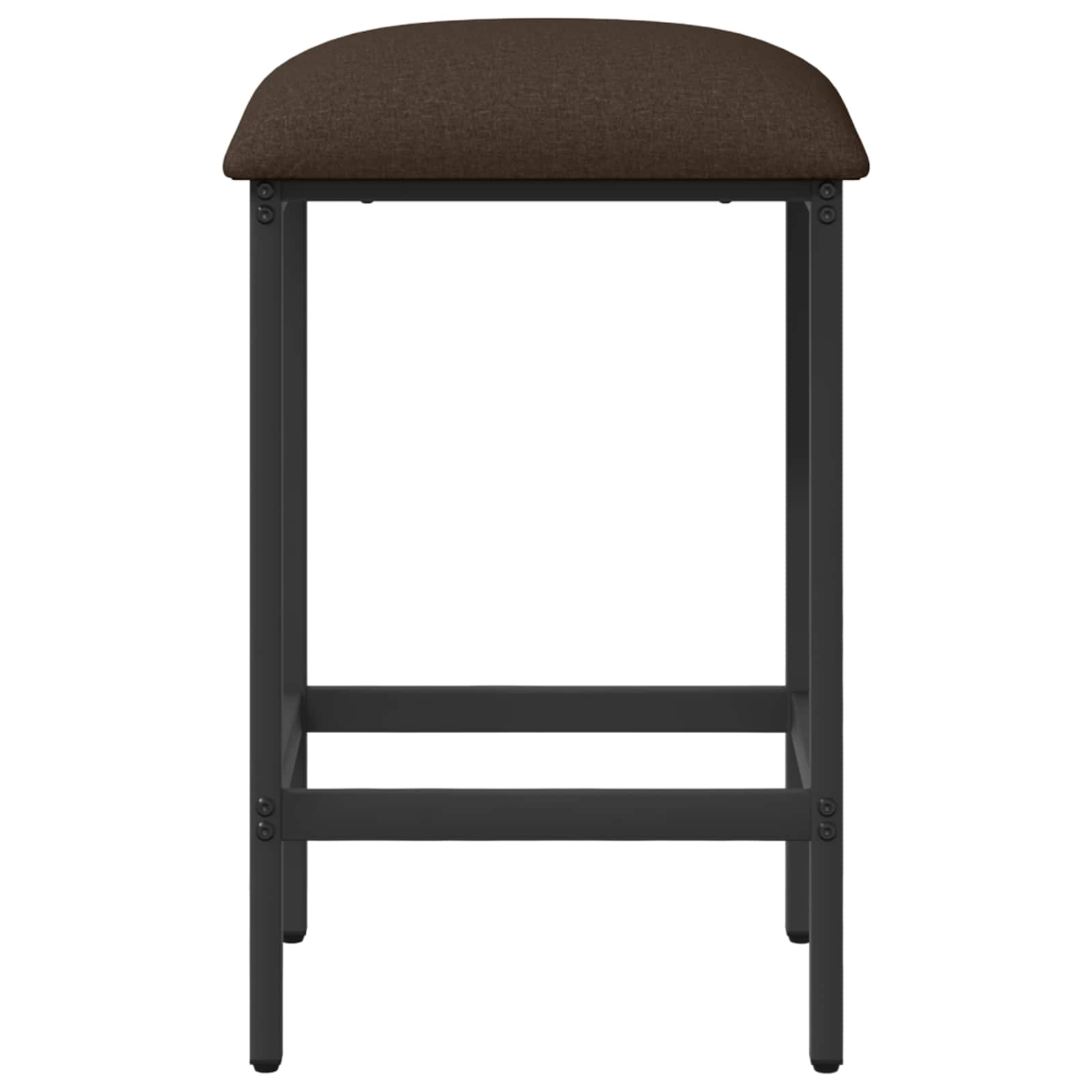 Barkruk 2 st Taupe 40 x 32 x 64 cm Bewerkt hout