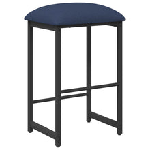Barkruk Blauw 40 x 32 x 64 cm Bewerkt hout
