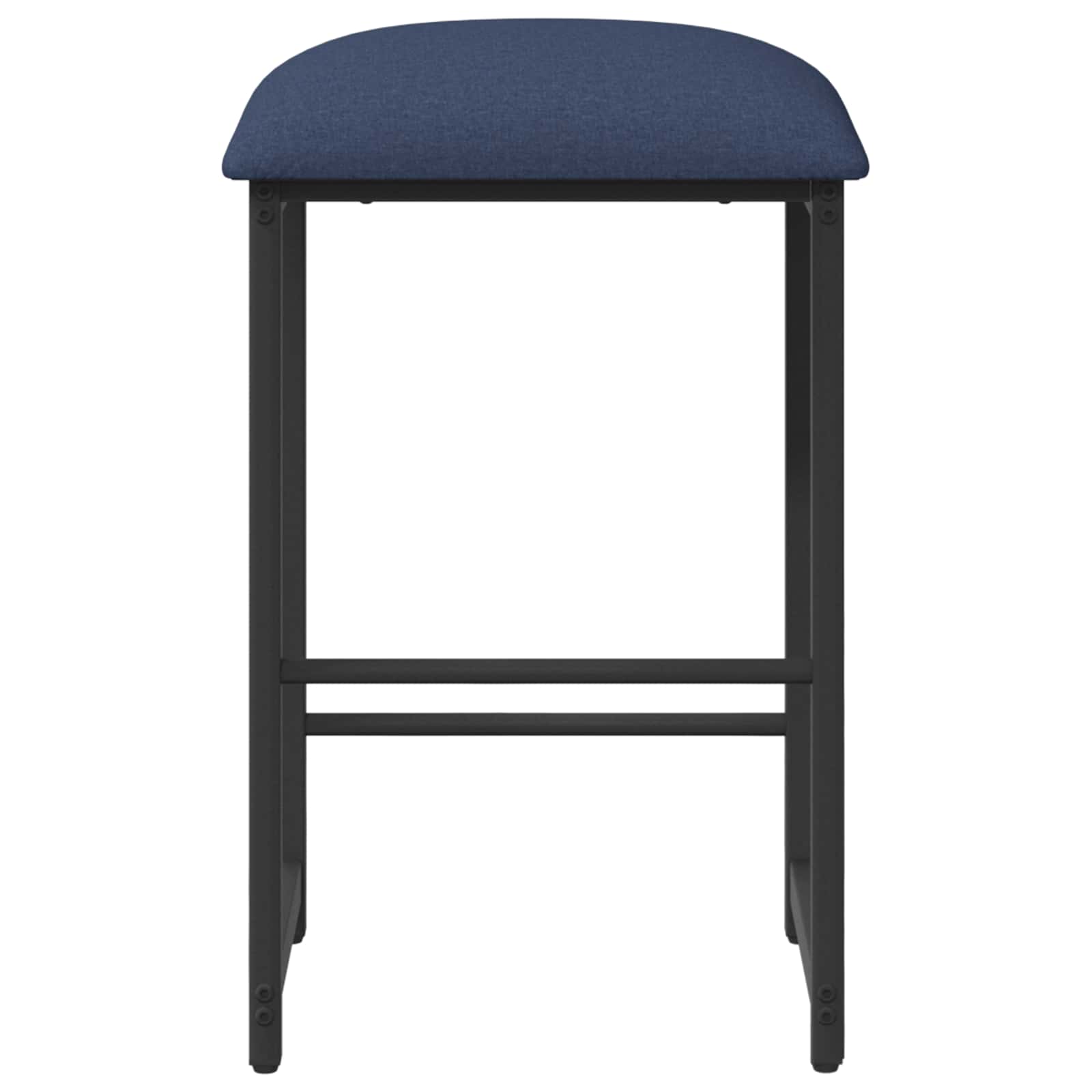 Barkruk Blauw 40 x 32 x 64 cm Bewerkt hout