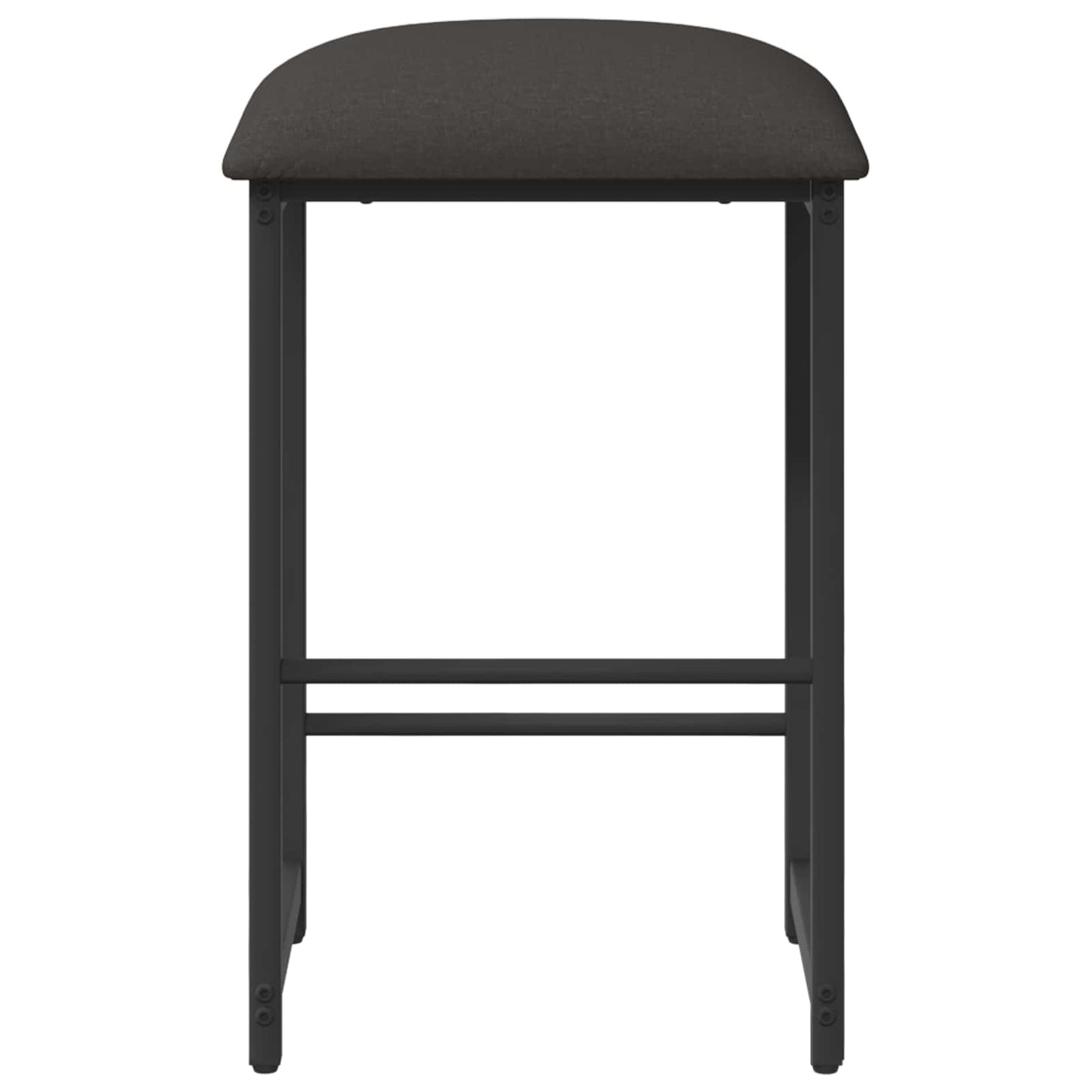 Barkruk Donkergrijs 40 x 32 x 74 cm Bewerkt hout