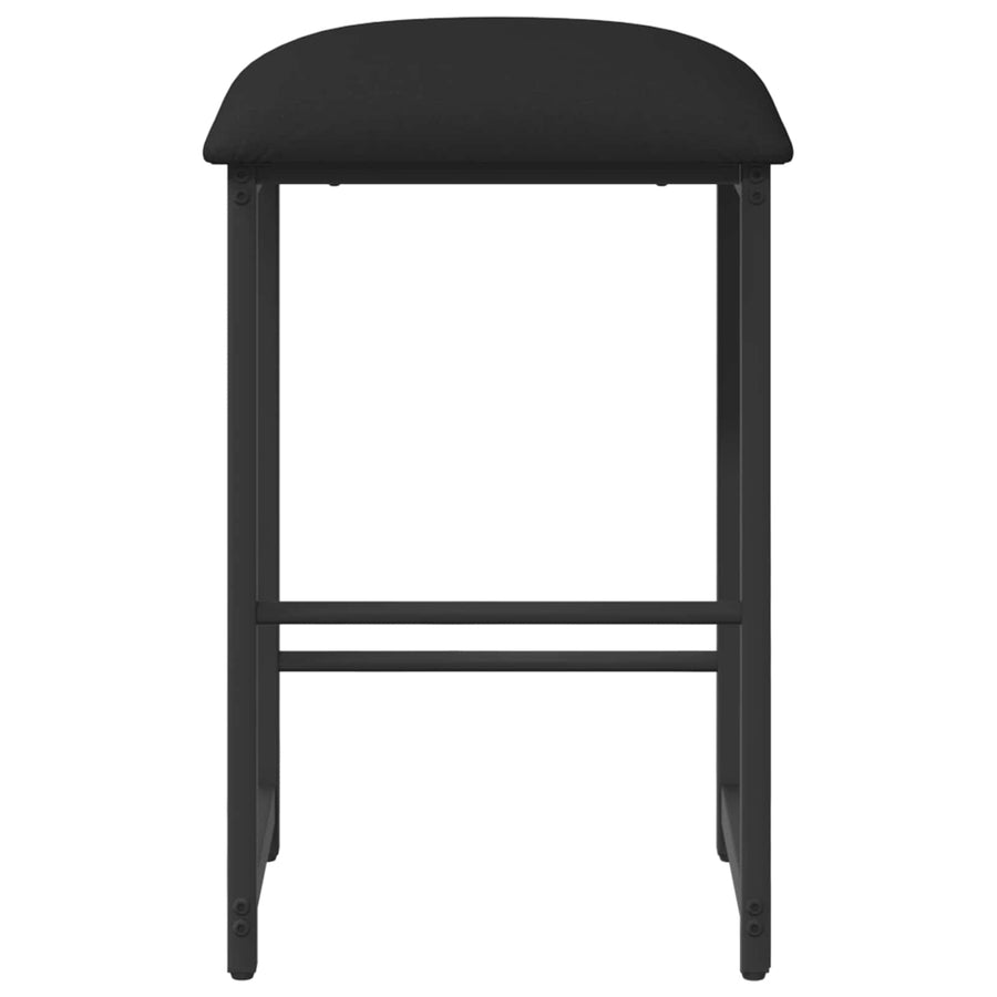 Barkruk Zwart 40 x 32 x 74 cm Bewerkt hout