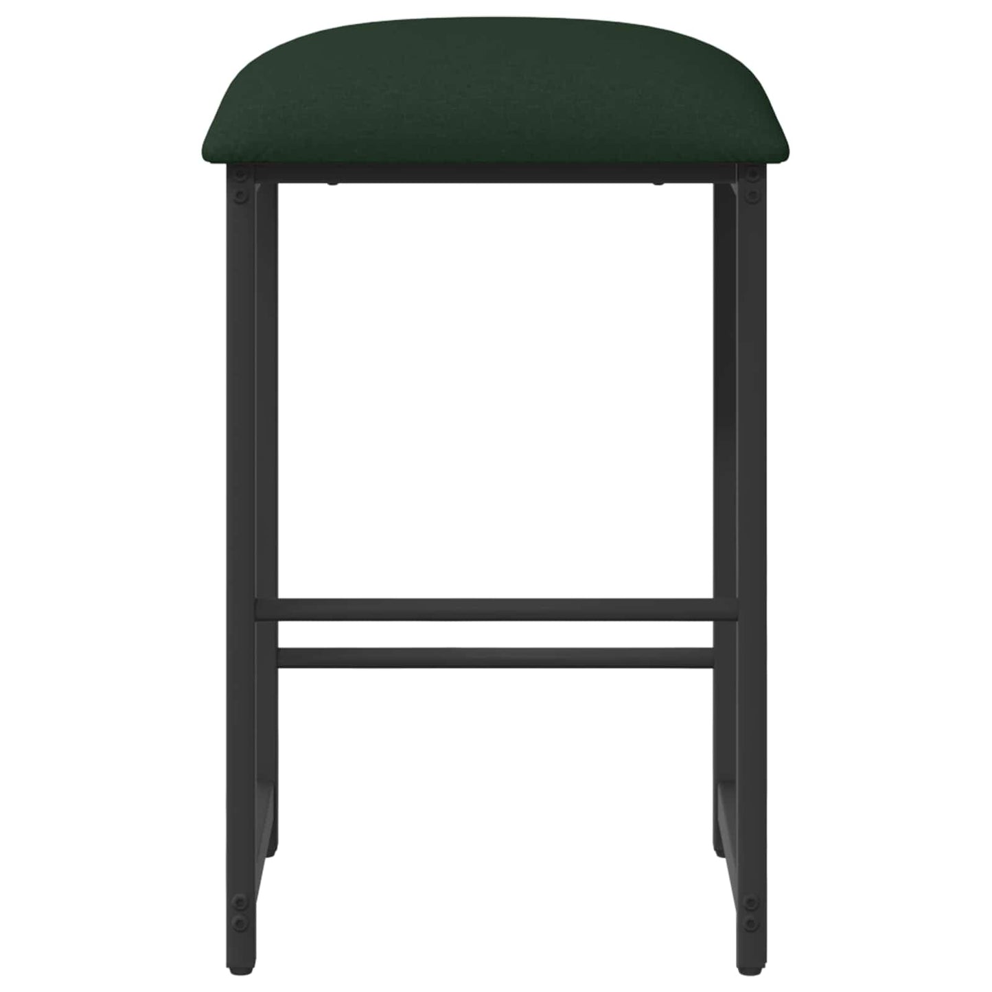 Barkruk Donkergroen 40 x 32 x 74 cm Bewerkt hout