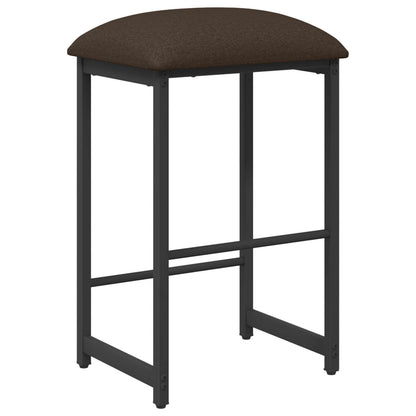 Barkruk Taupe 40 x 32 x 74 cm Bewerkt hout
