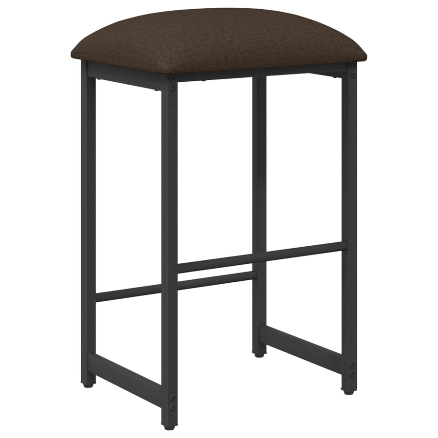 Barkruk Taupe 40 x 32 x 74 cm Bewerkt hout