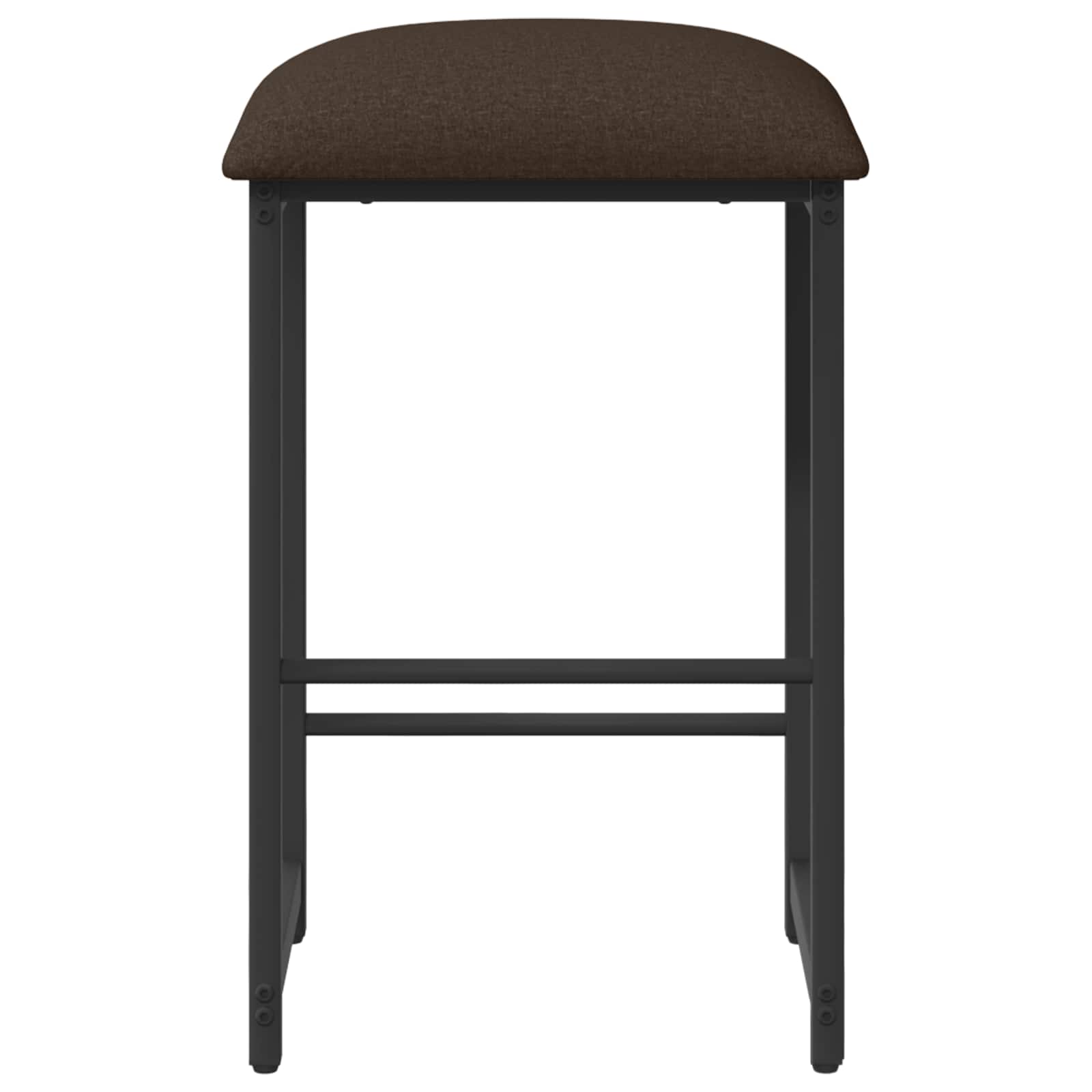 Barkruk Taupe 40 x 32 x 74 cm Bewerkt hout