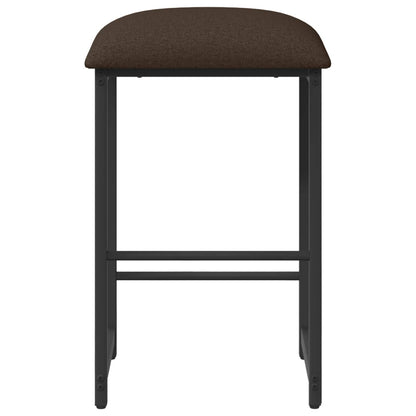 Barkruk Taupe 40 x 32 x 74 cm Bewerkt hout