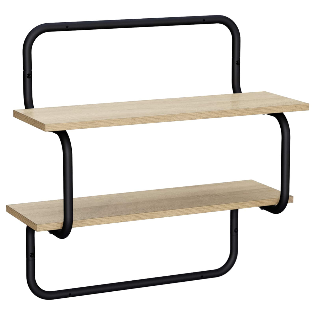 Wandplank met 2 niveaus Sonoma Eiken 40 x 24,5 x 61 cm