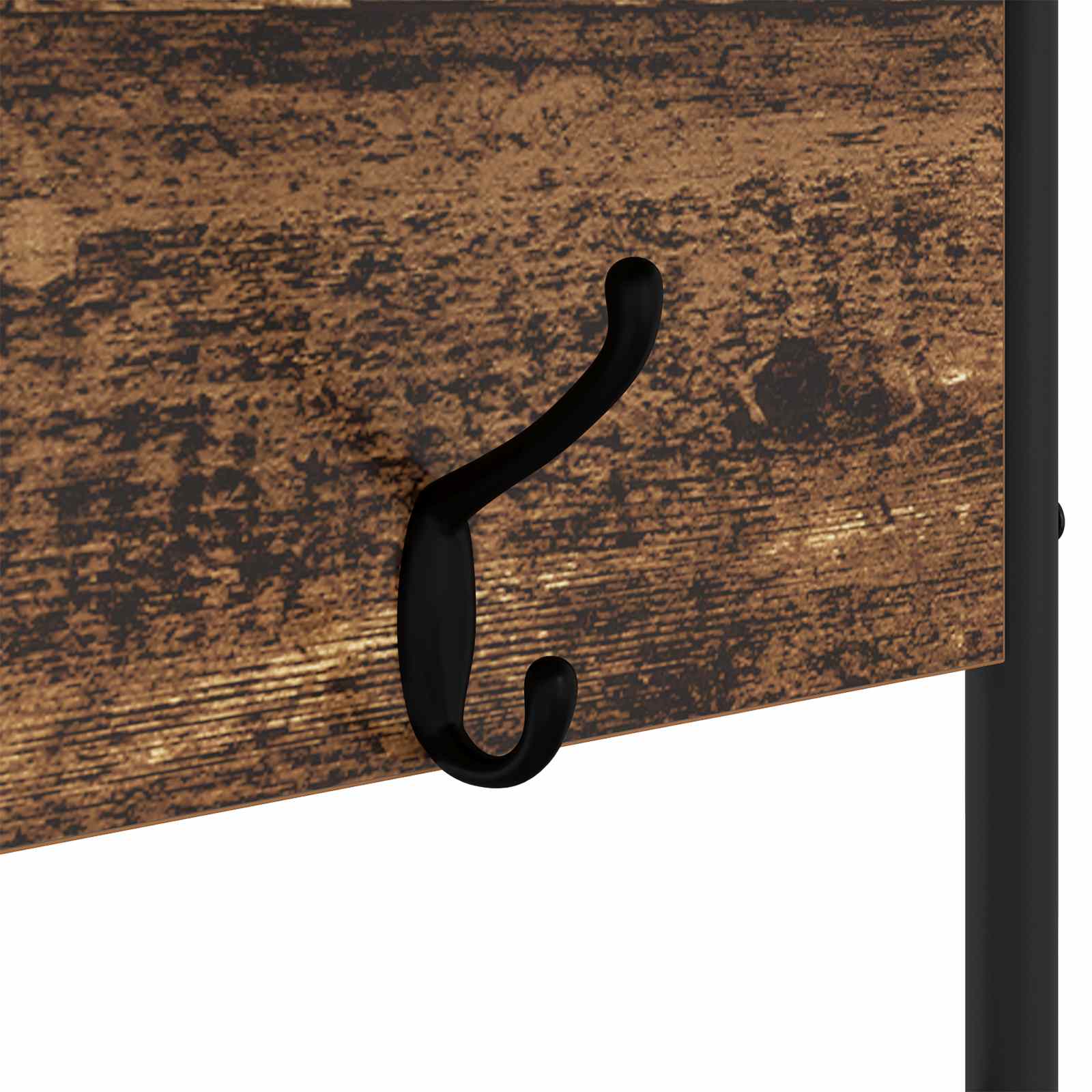 Kapstok met schoenenbank Oud hout 100 x 32 x 180,5 cm
