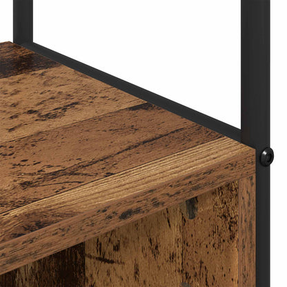 Kapstok met schoenenbank Oud hout 100 x 32 x 180,5 cm
