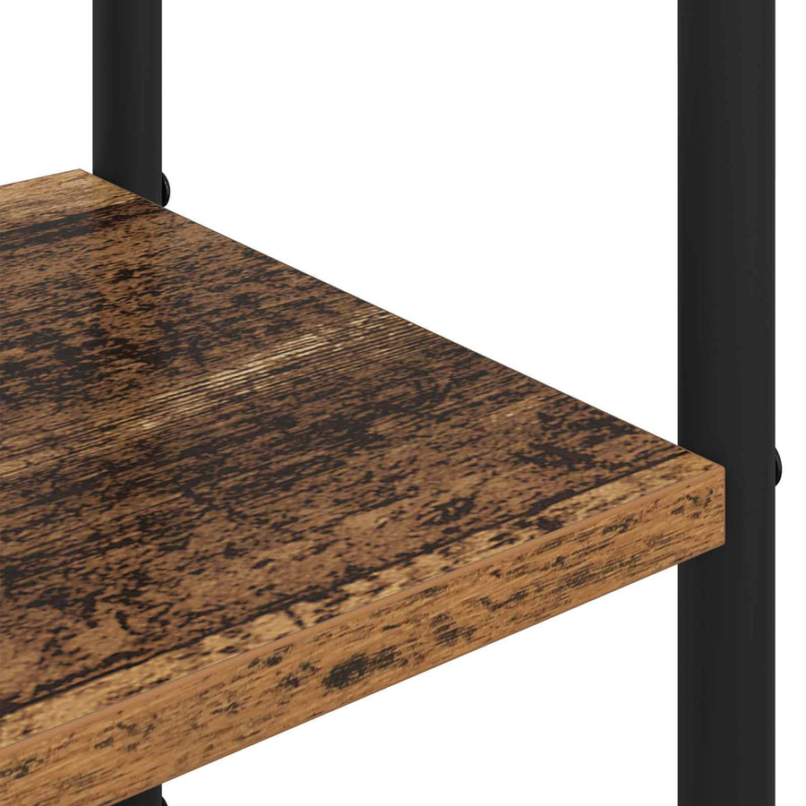 Kapstok met schoenenbank Oud hout 143 x 30 x 199,5 cm