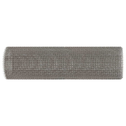 Gaas Scherm 40 x 200 cm 3 Mesh RVS 201 Zilverkleurig