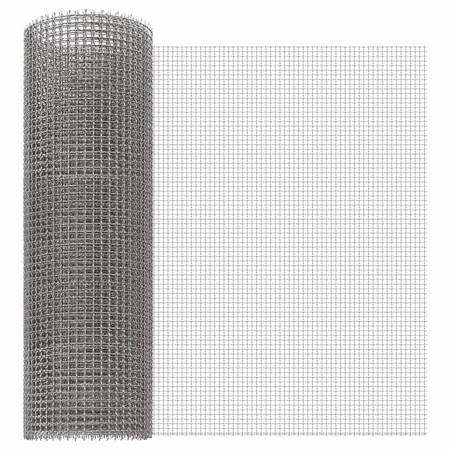 Gaas Scherm 40 x 500 cm 3 Mesh RVS 201 Zilverkleurig