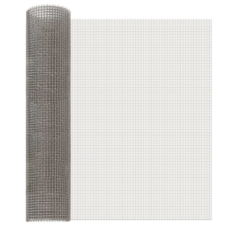 Gaas Scherm 60 x 200 cm 3 Mesh RVS 201 Zilverkleurig