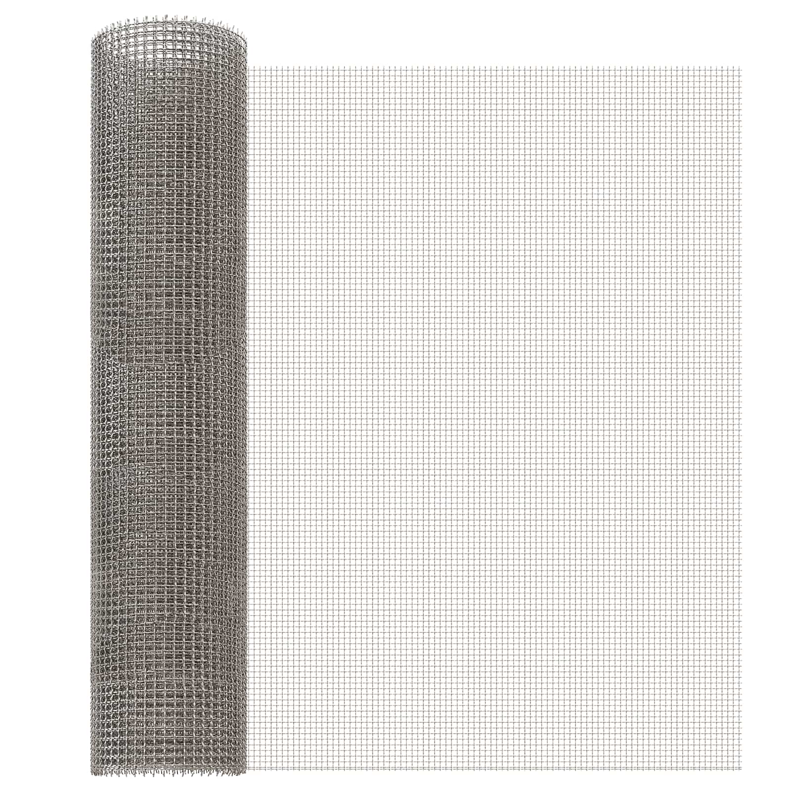 Gaas Scherm 60 x 1000 cm 3 Mesh RVS 201 Zilverkleurig