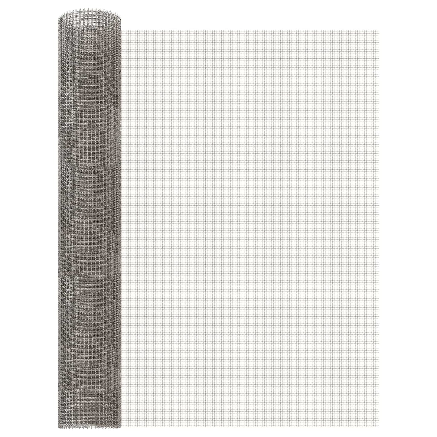 Gaas Scherm 80 x 1000 cm 3 Mesh RVS 201 Zilverkleurig