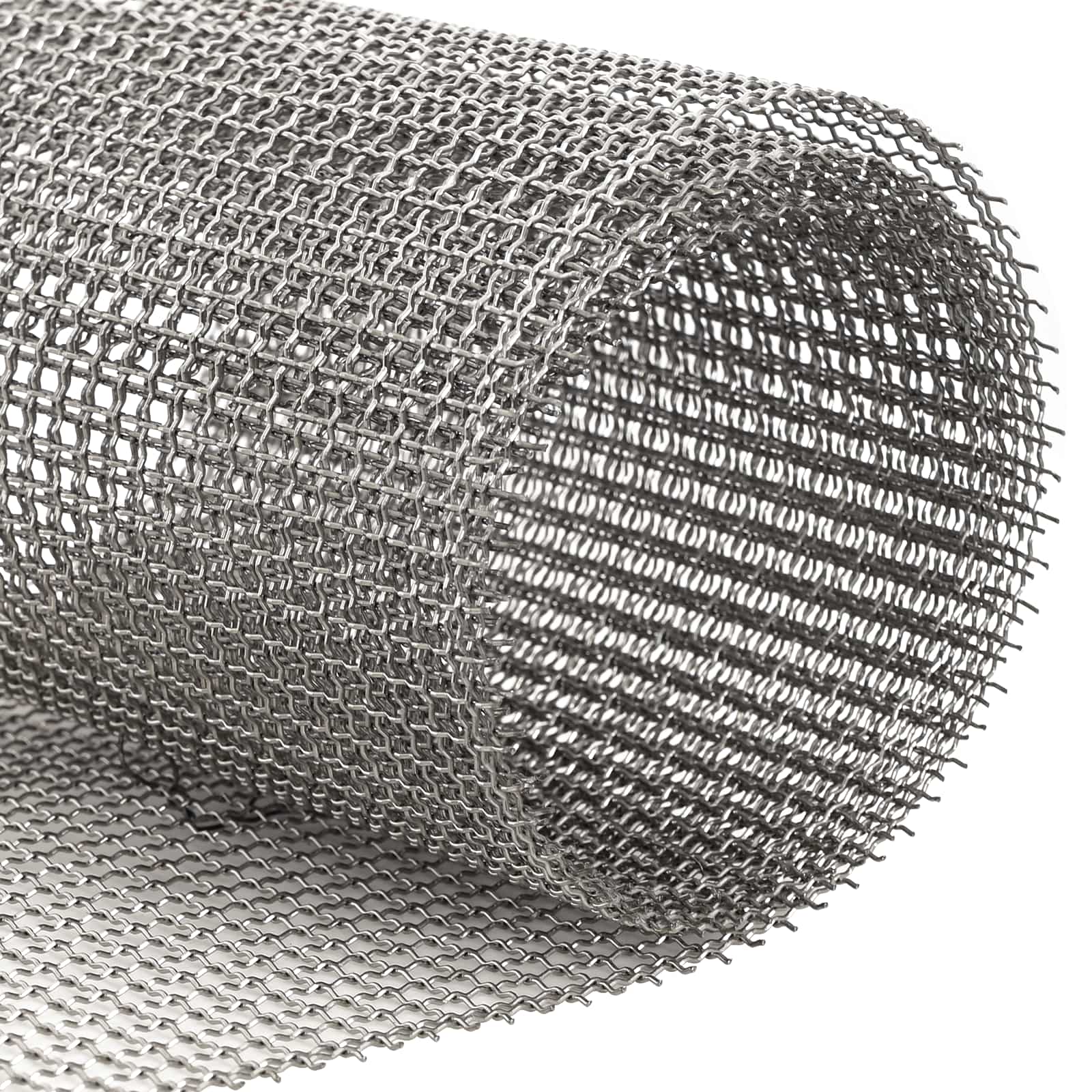 Gaas Scherm 120 x 200 cm 3 Mesh RVS 201 Zilverkleurig