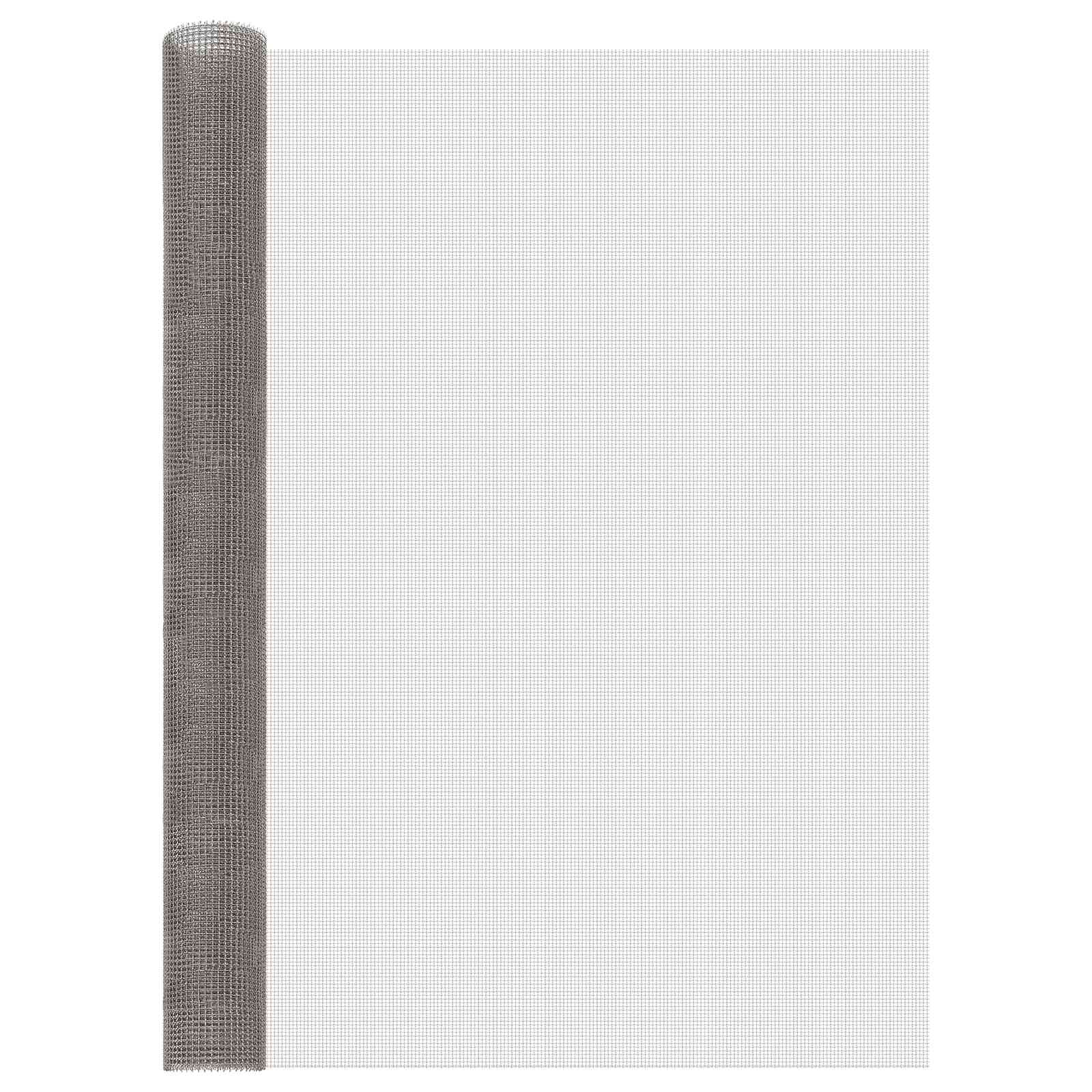 Gaas Scherm 120 x 1000 cm 3 Mesh RVS 201 Zilverkleurig