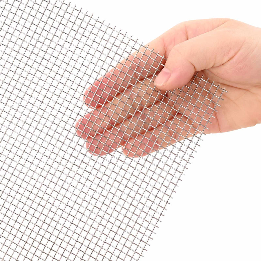 Gaas Scherm 40 x 1000 cm 6 Mesh RVS 201 Zilverkleurig
