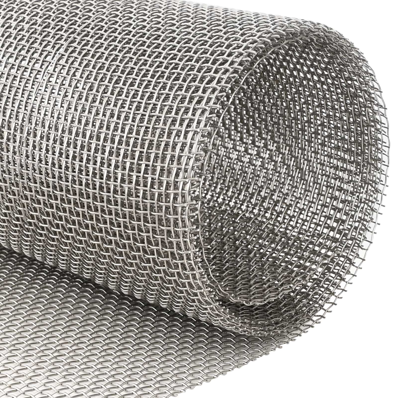 Gaas Scherm 60 x 200 cm 6 Mesh RVS 201 Zilverkleurig