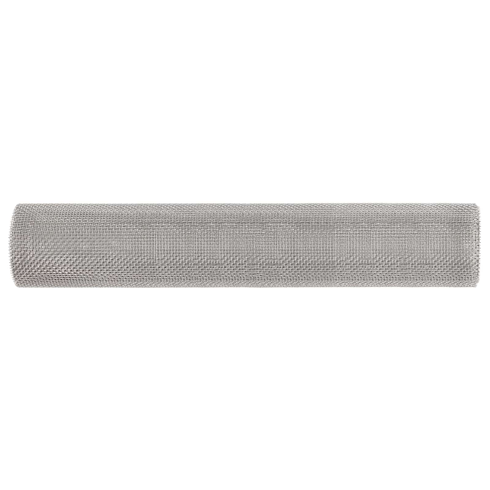 Gaas Scherm 60 x 200 cm 6 Mesh RVS 201 Zilverkleurig