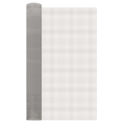 Gaas Scherm 80 x 1000 cm 6 Mesh RVS 201 Zilverkleurig