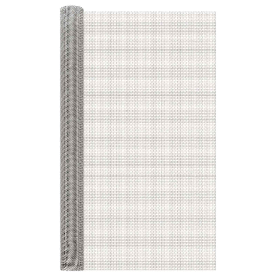 Gaas Scherm 120 x 500 cm 6 Mesh RVS 201 Zilverkleurig