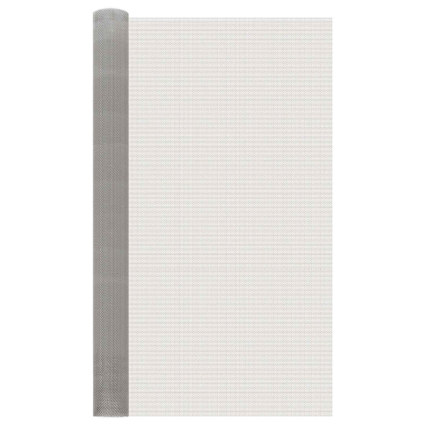 Gaas Scherm 120 x 1000 cm 6 Mesh RVS 201 Zilverkleurig