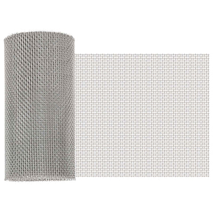 Gaas Scherm 20 x 200 cm 8 Mesh RVS 201 Zilverkleurig