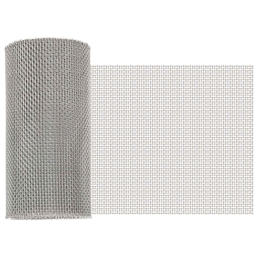 Gaas Scherm 20 x 500 cm 8 Mesh RVS 201 Zilverkleurig