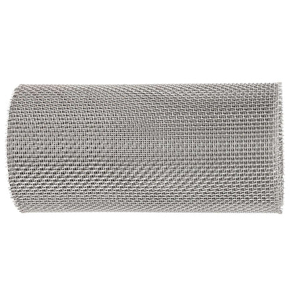 Gaas Scherm 20 x 500 cm 8 Mesh RVS 201 Zilverkleurig
