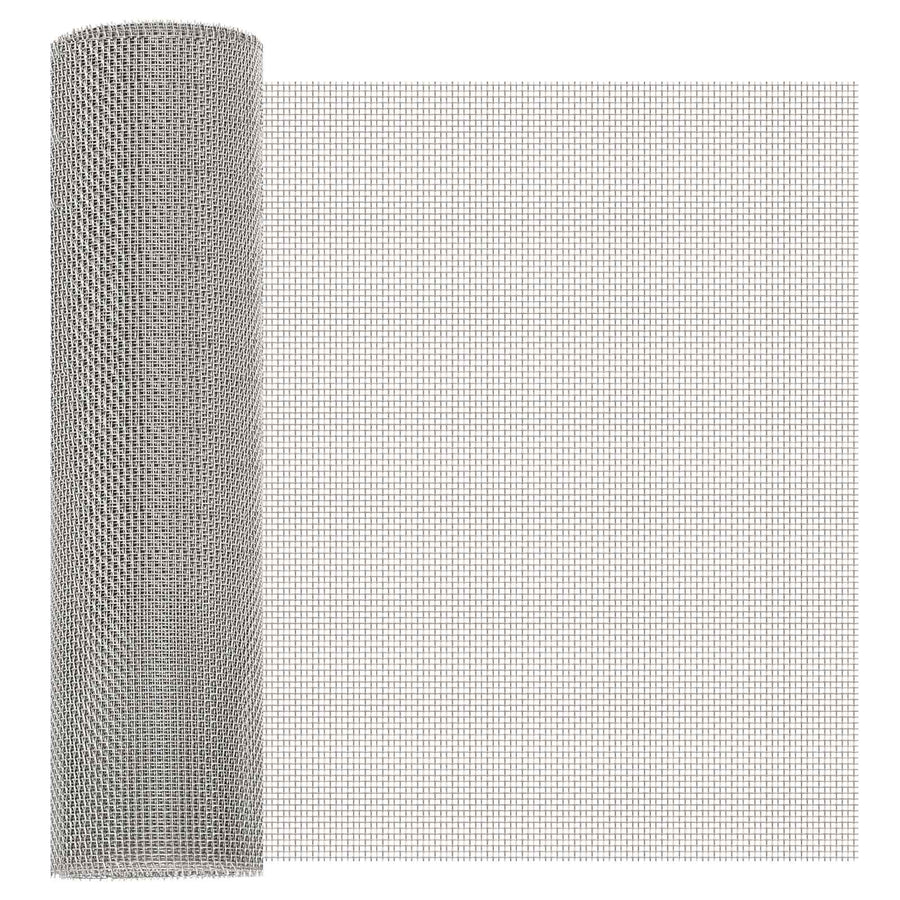 Gaas Scherm 40 x 500 cm 8 Mesh RVS 201 Zilverkleurig
