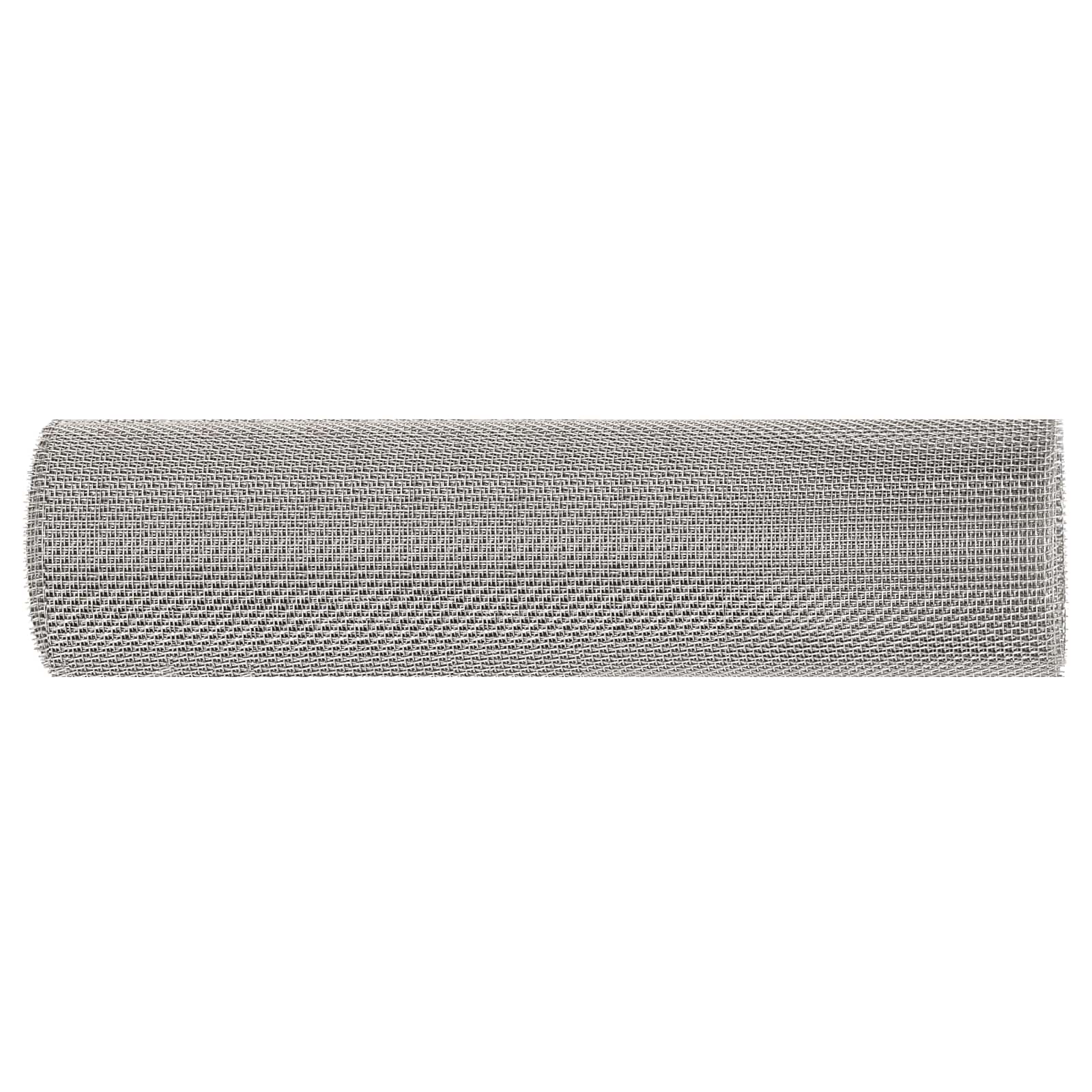 Gaas Scherm 40 x 500 cm 8 Mesh RVS 201 Zilverkleurig