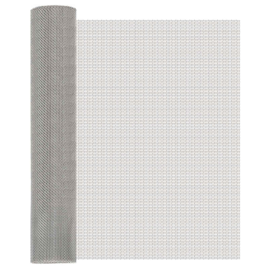 Gaas Scherm 60 x 1000 cm 8 Mesh RVS 201 Zilverkleurig