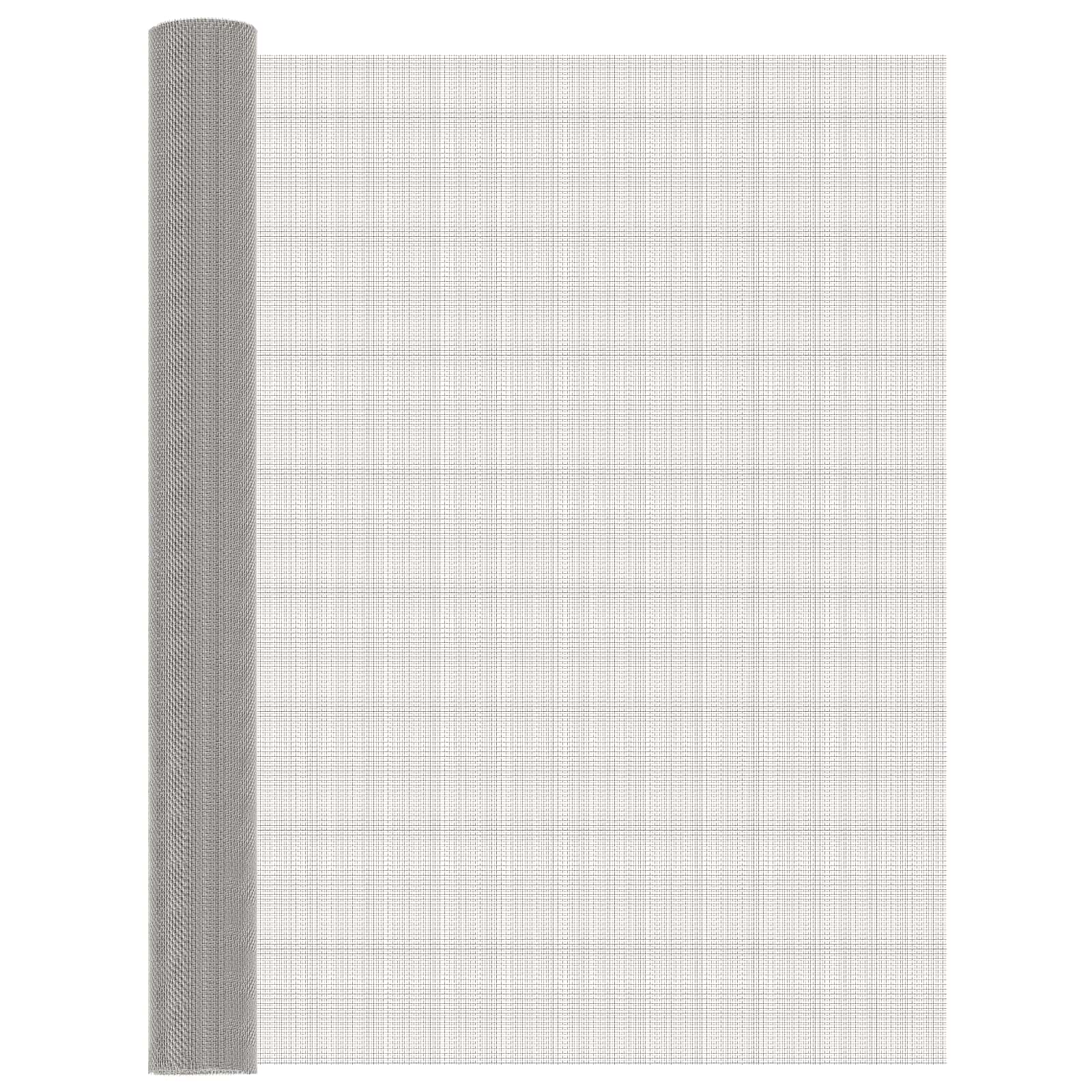 Gaas Scherm 100 x 500 cm 8 Mesh RVS 201 Zilverkleurig