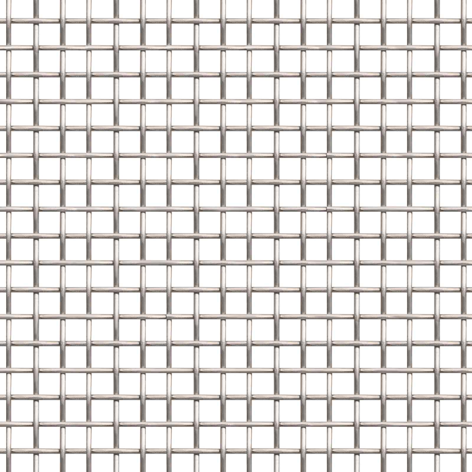 Gaas Scherm 120 x 200 cm 8 Mesh RVS 201 Zilverkleurig
