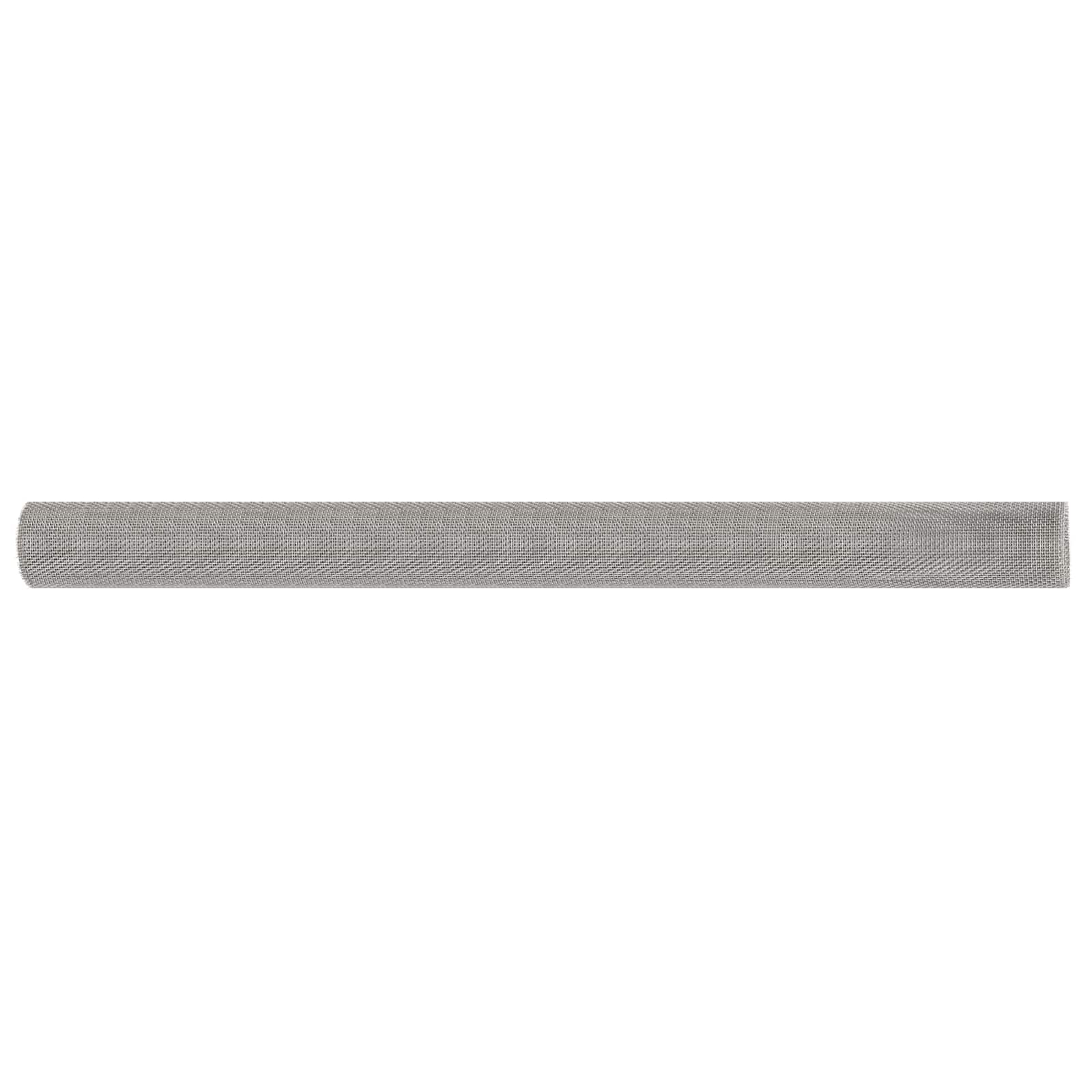 Gaas Scherm 120 x 500 cm 8 Mesh RVS 201 Zilverkleurig