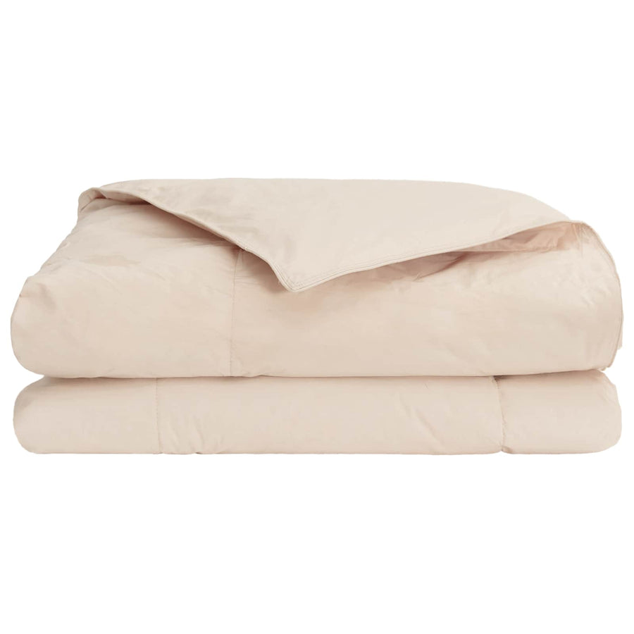 Zomer Dekbed Beige 135 x 220 cm 100% Natuurlijke Kapok
