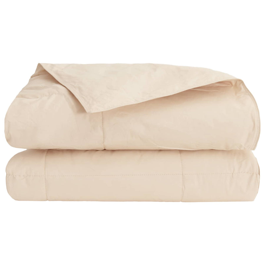 Zomer Dekbed Beige 220 x 240 cm 100% Natuurlijke Kapok