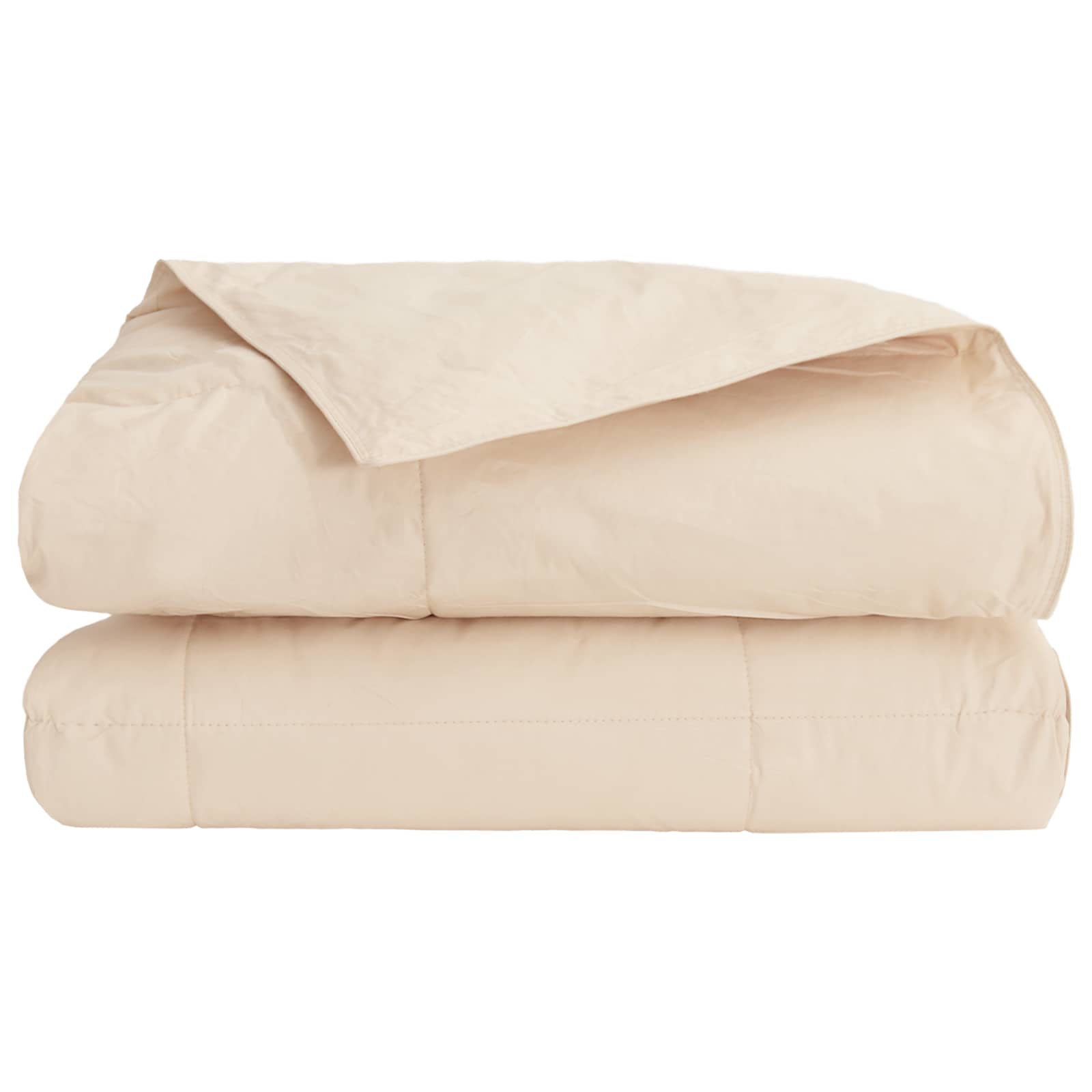 Zomer Dekbed Beige 220 x 260 cm 100% Natuurlijke Kapok